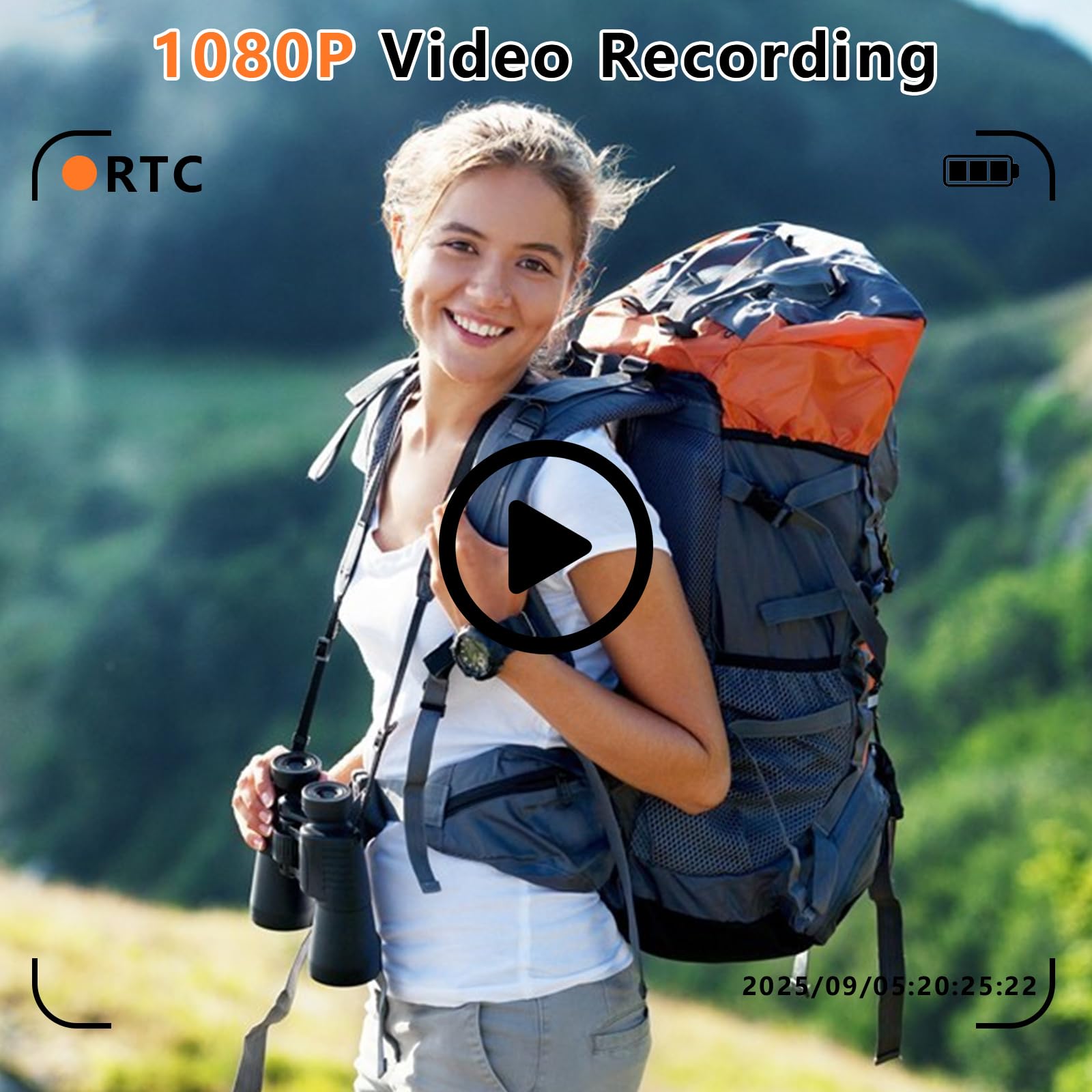 Mini fotocamera digitale retrò FHD 1080p con obiettivo da 2 MP, schermo da 0,96 pollici e adattatore OTG con scheda da 16 GB, fotocamera tascabile compatta vintage per viaggi, bambini, ragazzi