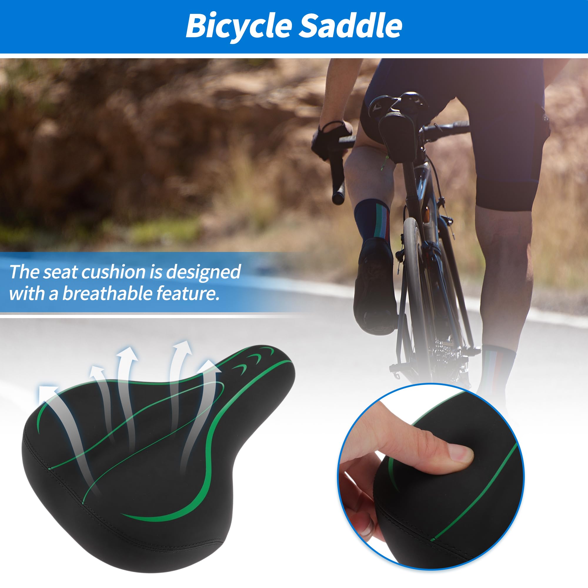 Coussin de selle confortable pour vélo de montagne
