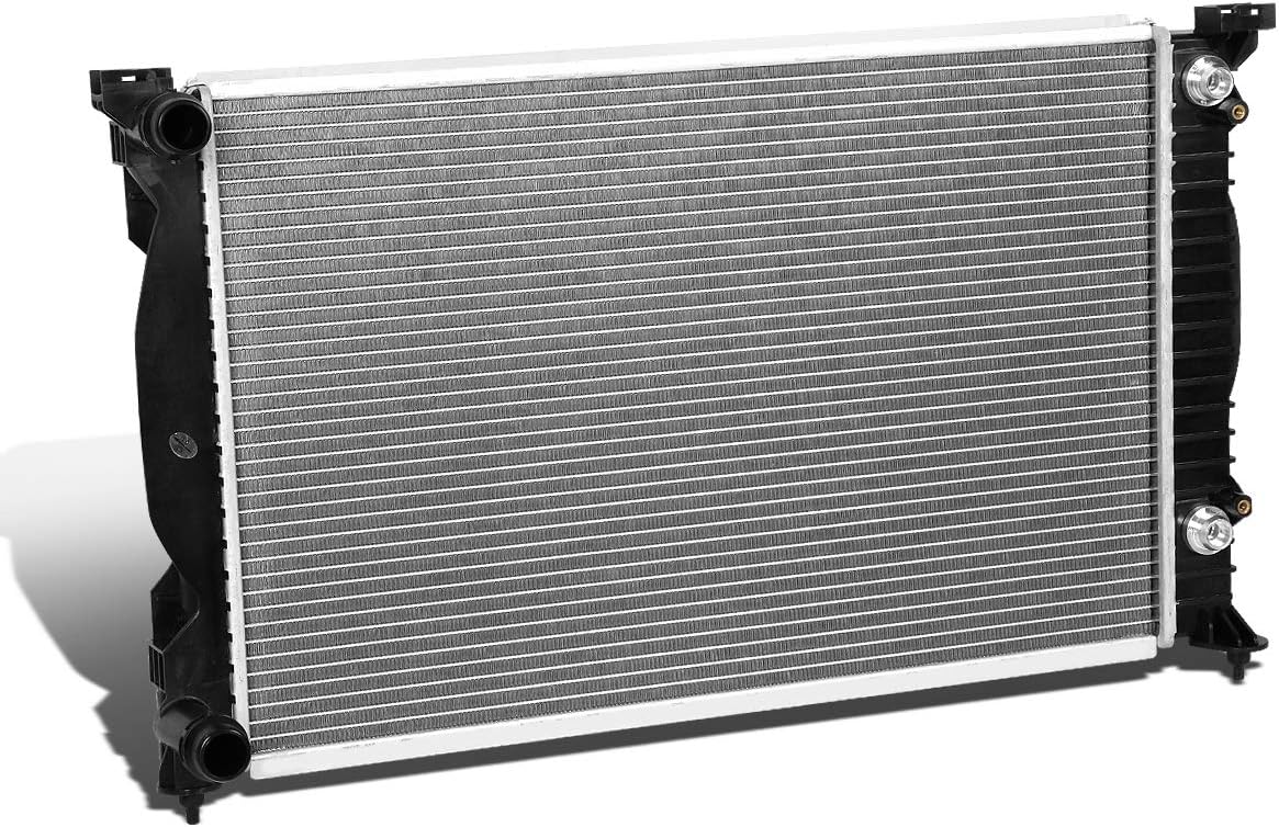 Auto Dynasty Radiator Compatible with 2002-2008 Audi A4 1.8L 2.0L AT, DPI 2556 Factory Style 1-Row Cooling Radiator, Aluminum Core