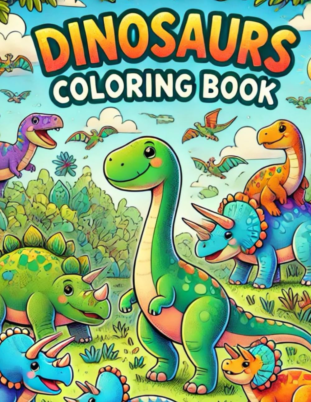 Prehistoric Palette: A Dinosaur Coloring Journey