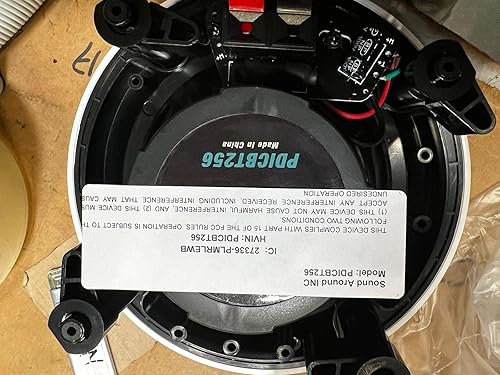 Miniatura 9 de Pyle Sistema de altavoces de 2 vías de montaje empotrado Bluetooth de 5.25 pulgadas de 4 vías en la pared Cono de polipropileno y tweeter Sonido