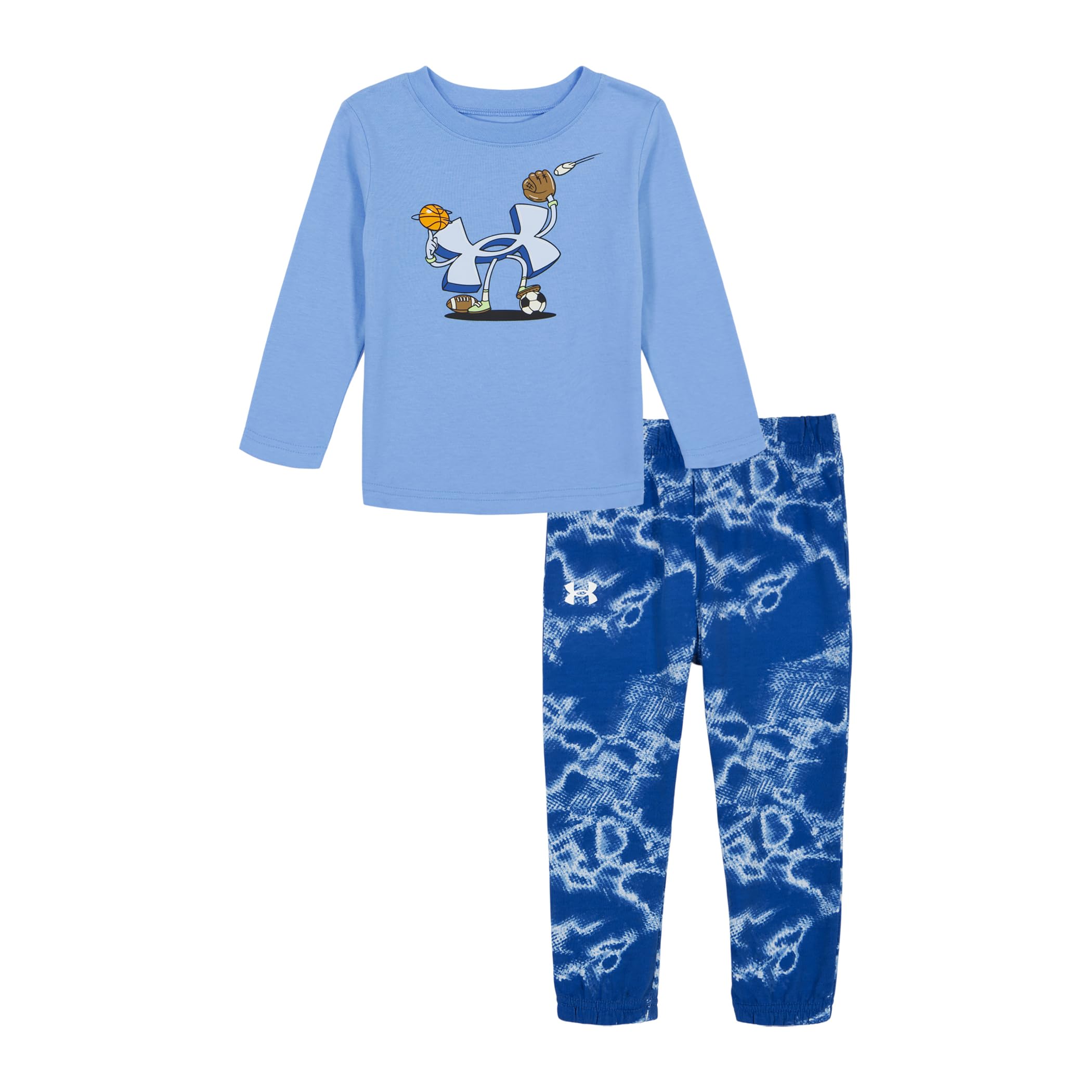 Under Armour Boys' 2-piece Long Sleeve Graphic T-Shirt and Joggers Set