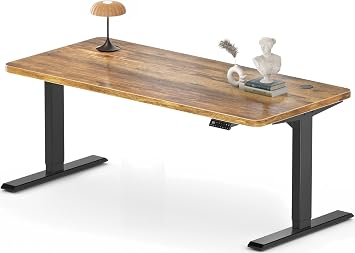 MAIDeSITe Height Adjustable Electric Standing Desk Dual Motors 2 Legs with Automatic Memory and Intelligent LED Display, 160 * 80 * 2.5 Stand Up Desk S2 Pro