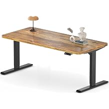 MAIDeSITe Height Adjustable Electric Standing Desk Dual Motors 2 Legs with Automatic Memory and Intelligent LED Display, 160 * 80 * 2.5 Stand Up Desk S2 Pro