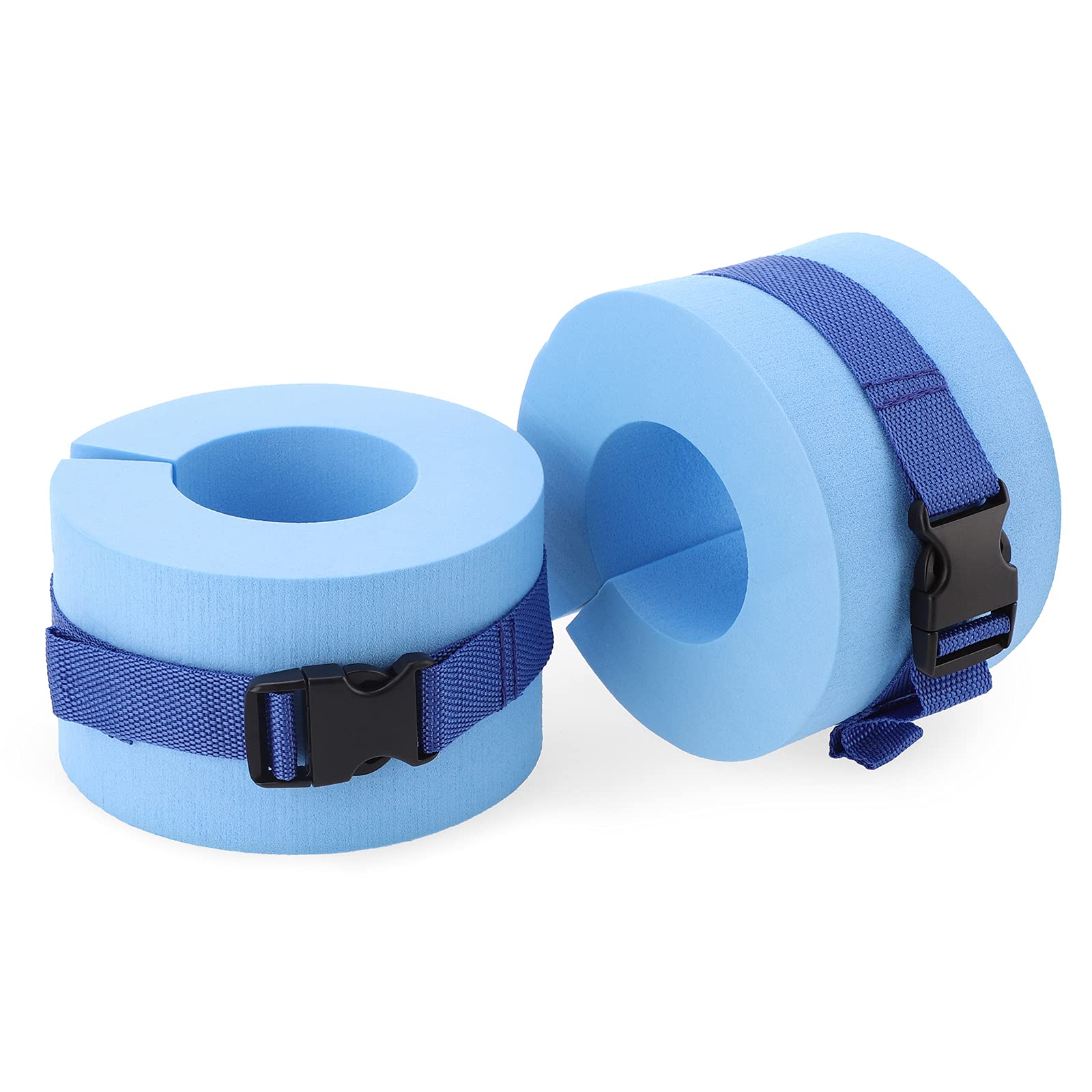 Attrezzatura per Aerobica in Acqua Galleggiamento Esercizi Fitness Set 2 Polsini Acquatici in Schiuma Galleggiamento Anelli di Galleggiamento alla Caviglia per Allenamento in Piscina(#1)