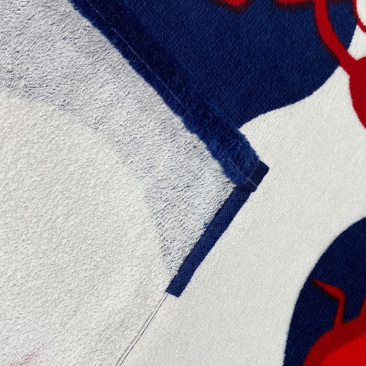 Extra Large Multi Crabs Beach Towel 58 x 74 inch (147 x 188 cm) Family Jumbo Towel 100% Cotton Velour Terry Oversized Nautical Beach Blanket