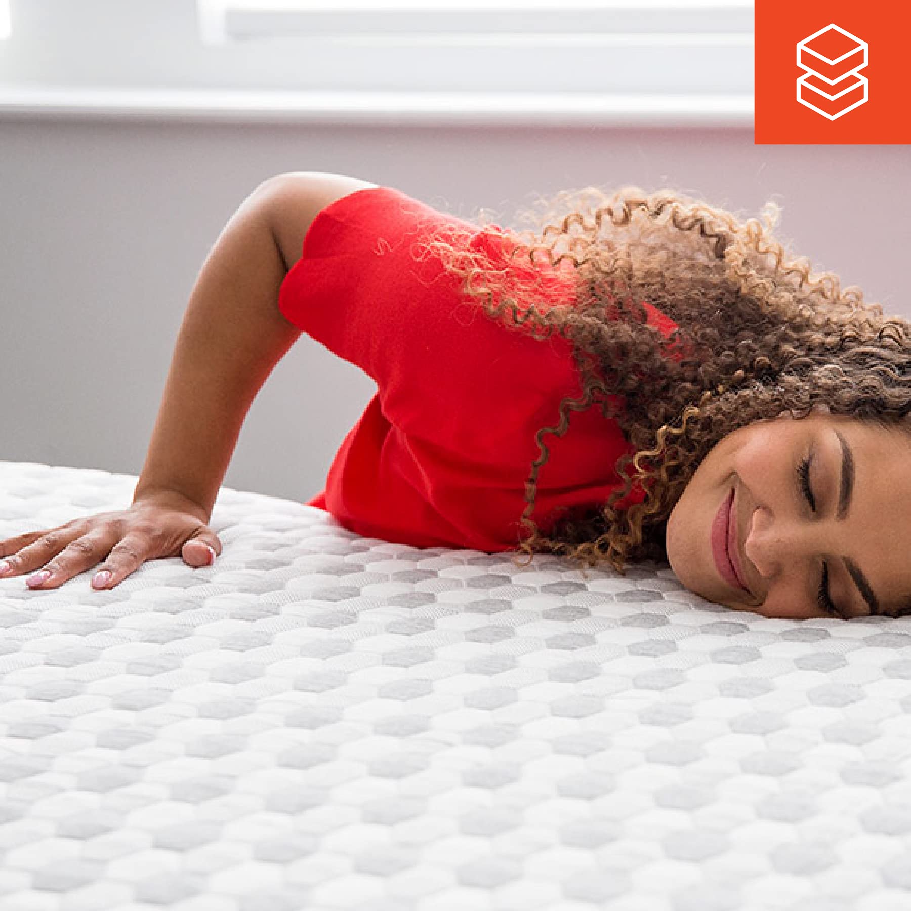 Layla Copper Infused Memory Foam Mattress 10 in Twin Natural Cooling