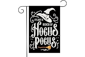 Hocus Pocus Halloween Garden Flag Decorations