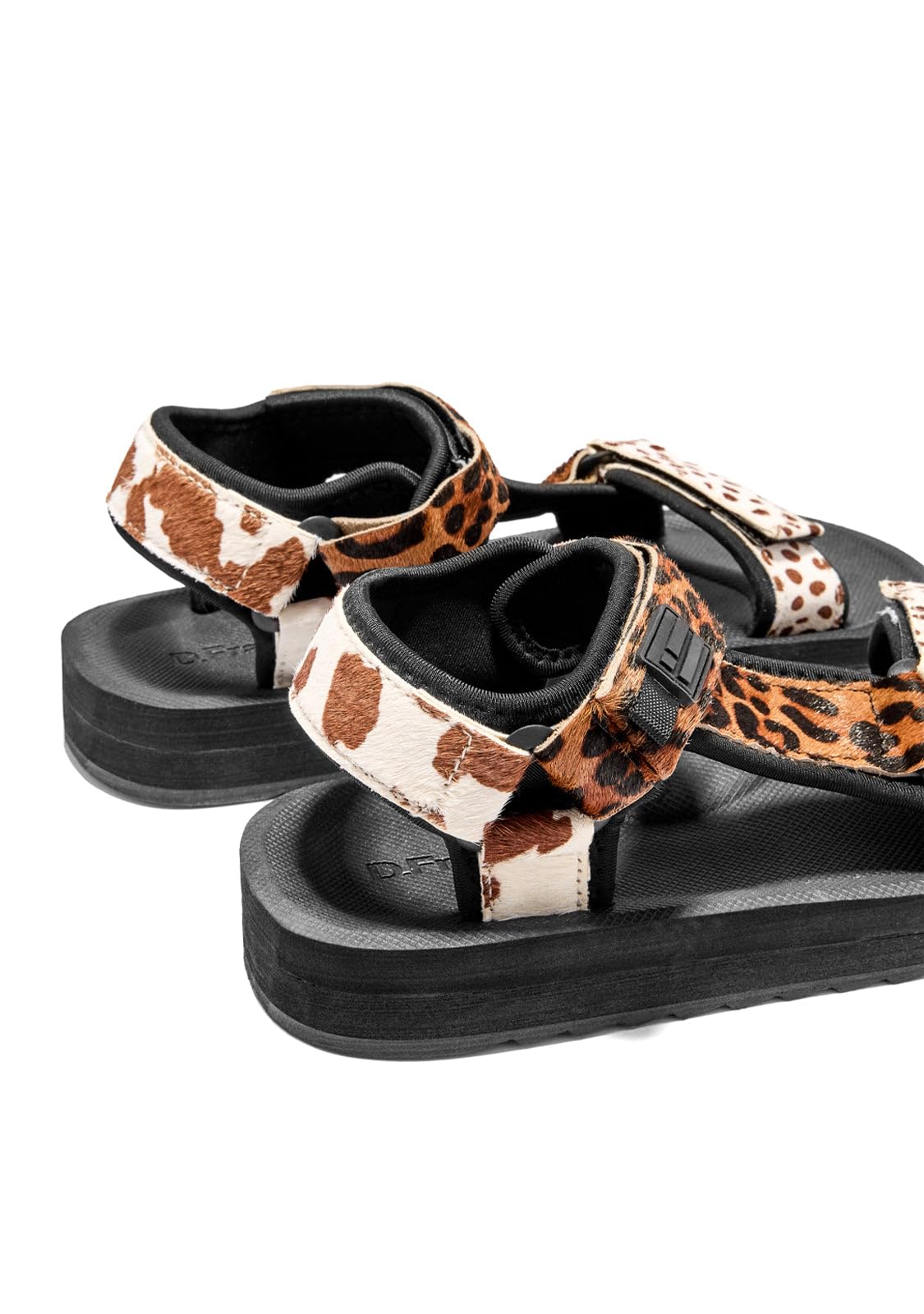 D.Franklin Sandalias para Mujer - Moda casual - Chanclas cómodas para verano - Modelo forest animal - Calzado Cómodo y versátil