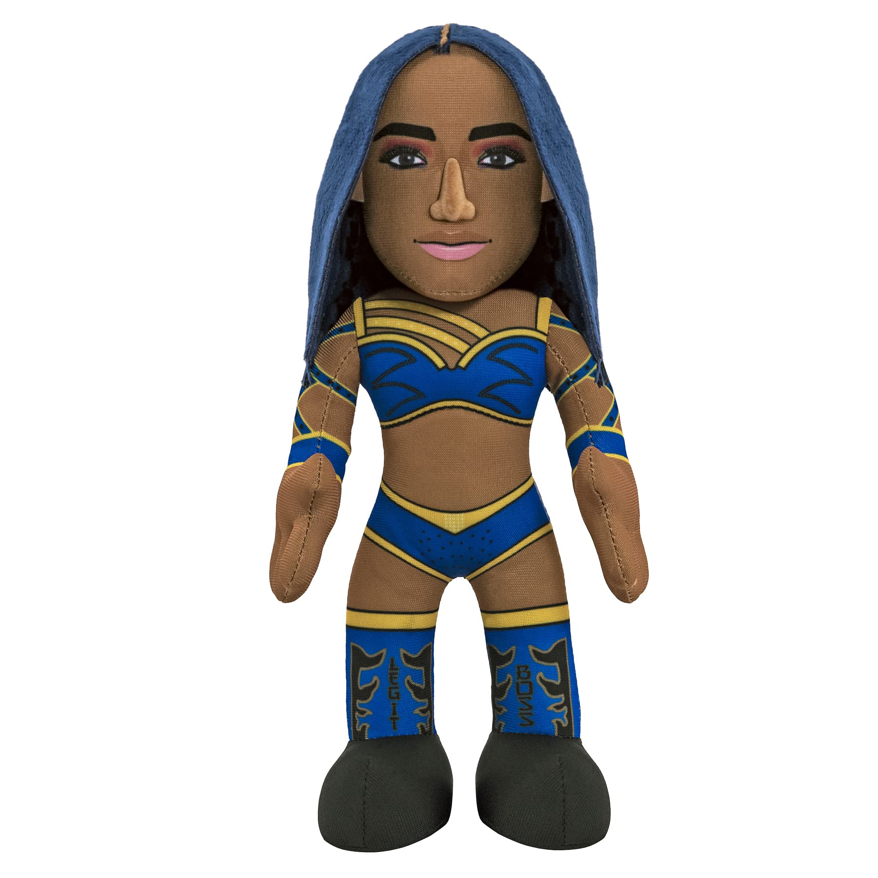 Bleacher Creatures WWE Diva Sasha Banks 10" Plush Figure- A Wrestling Diva for Play or Display