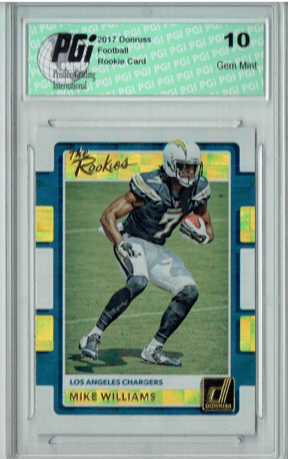 Amazon Com Mike Williams 17 Donruss 4 The Rookies Sp Rookie Card Pgi 10 Unsigned Football Cards Collectibles Fine Art