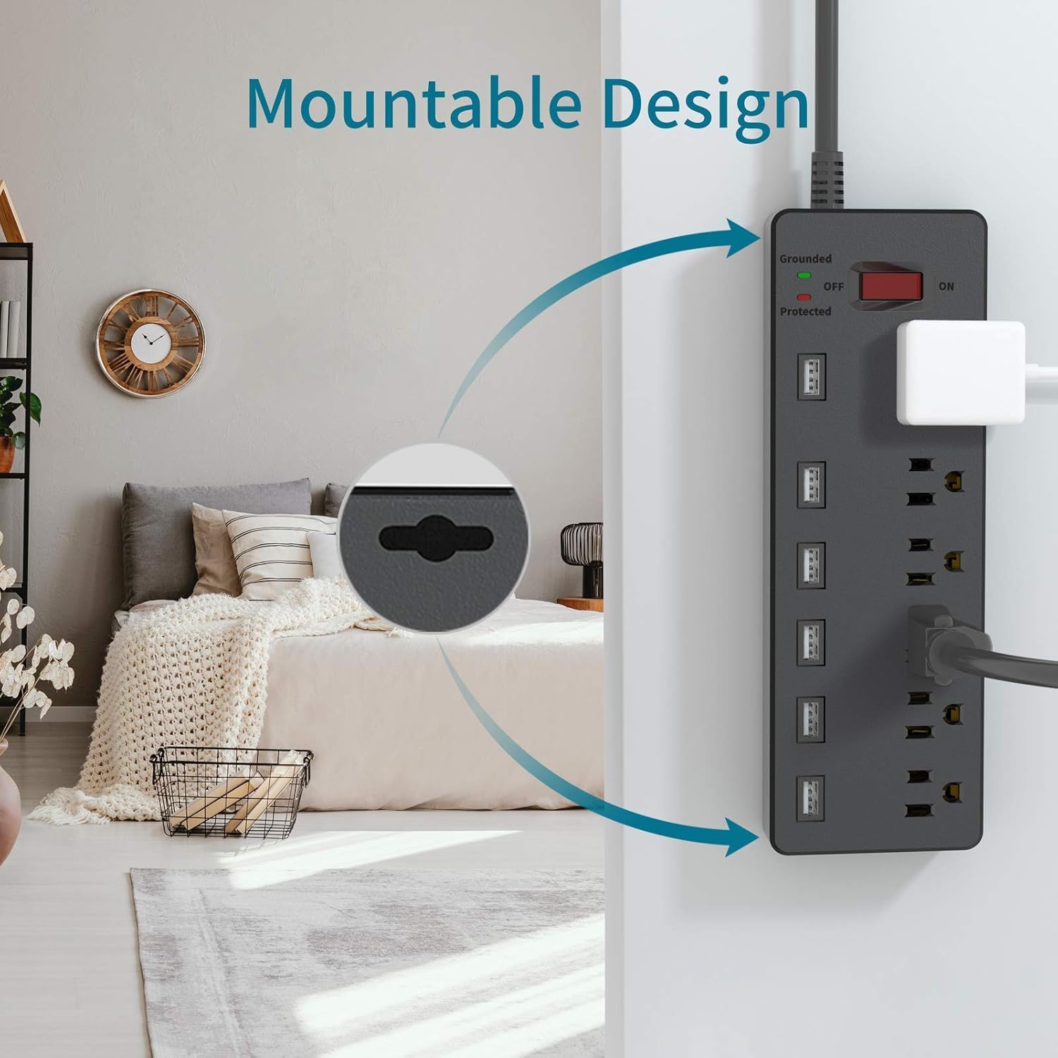 bototek Surge Protector showing mountable design