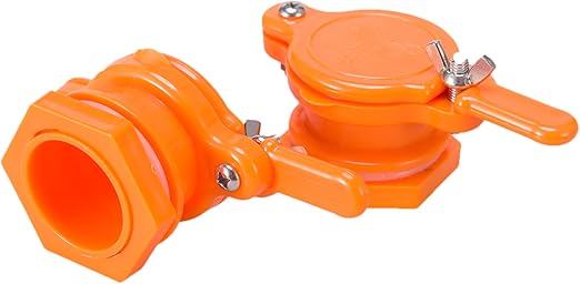 BeeCastle Pack of 2 Yellow Nylon Durable Honey Gate for Extractor,Honey Extractor Tap,Beekeeping Supplies