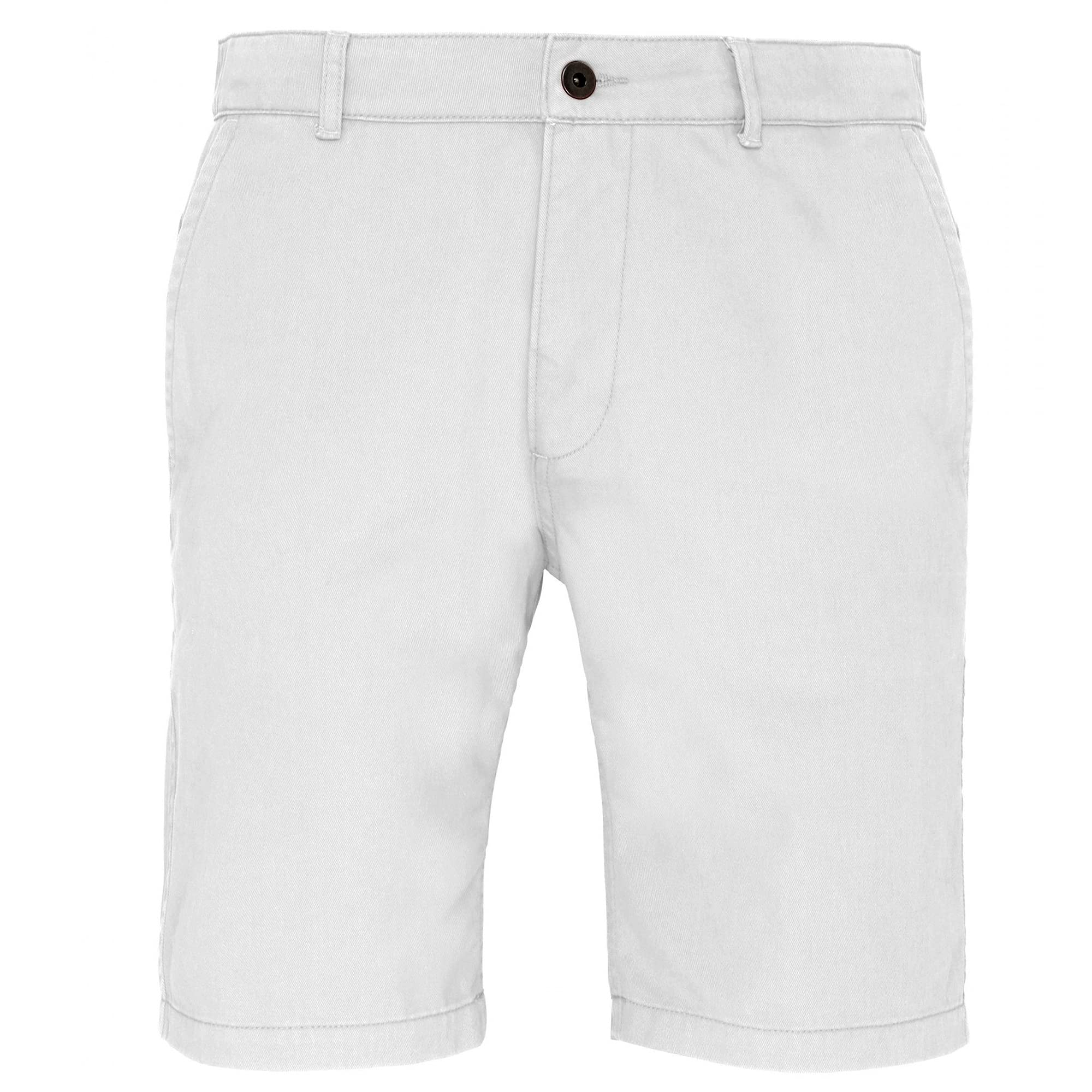Asquith & Fox Men's Men's Chino Shorts Shorts, White (White 000), W38 (Manufacturer Size:XL)