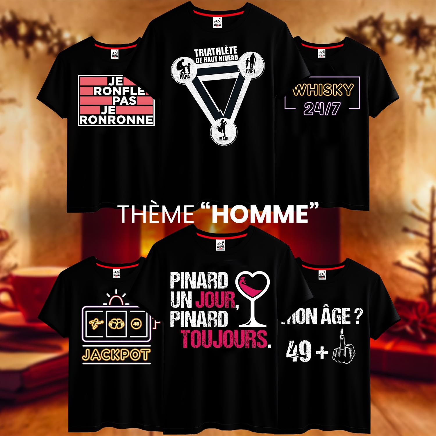 BOLOSS - T-Shirt Humour Alcool Homme/Unisex, Cadeau Papa, Beau-Père, Papy, Tonton, Alcool, Apéro, Cadeau Homme Noël Anniversaire, Tee Shirt Blague, Drôle, Comique
