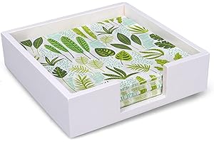 Wooden Napkin Holder in White: An Exquisite Addition for Every Occasion