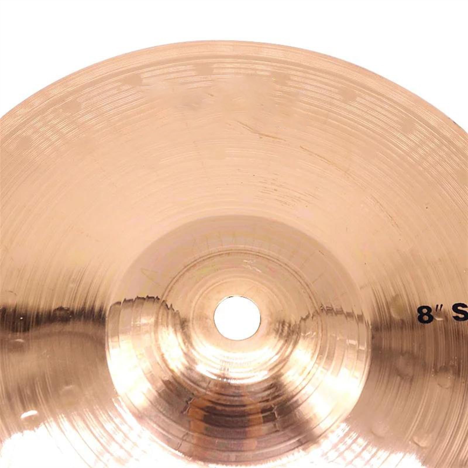 Piatti Splash fatti a mano da 20,3 cm, strumenti a percussione in lega media per batteria, perfetti per musicisti e appassionati di musica