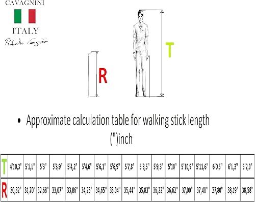 Miniatura 5 de Italia - Bastón para caminar, elige el texto de la longitud del color para ser grabado, madera, metal, bola de artesanos italianos