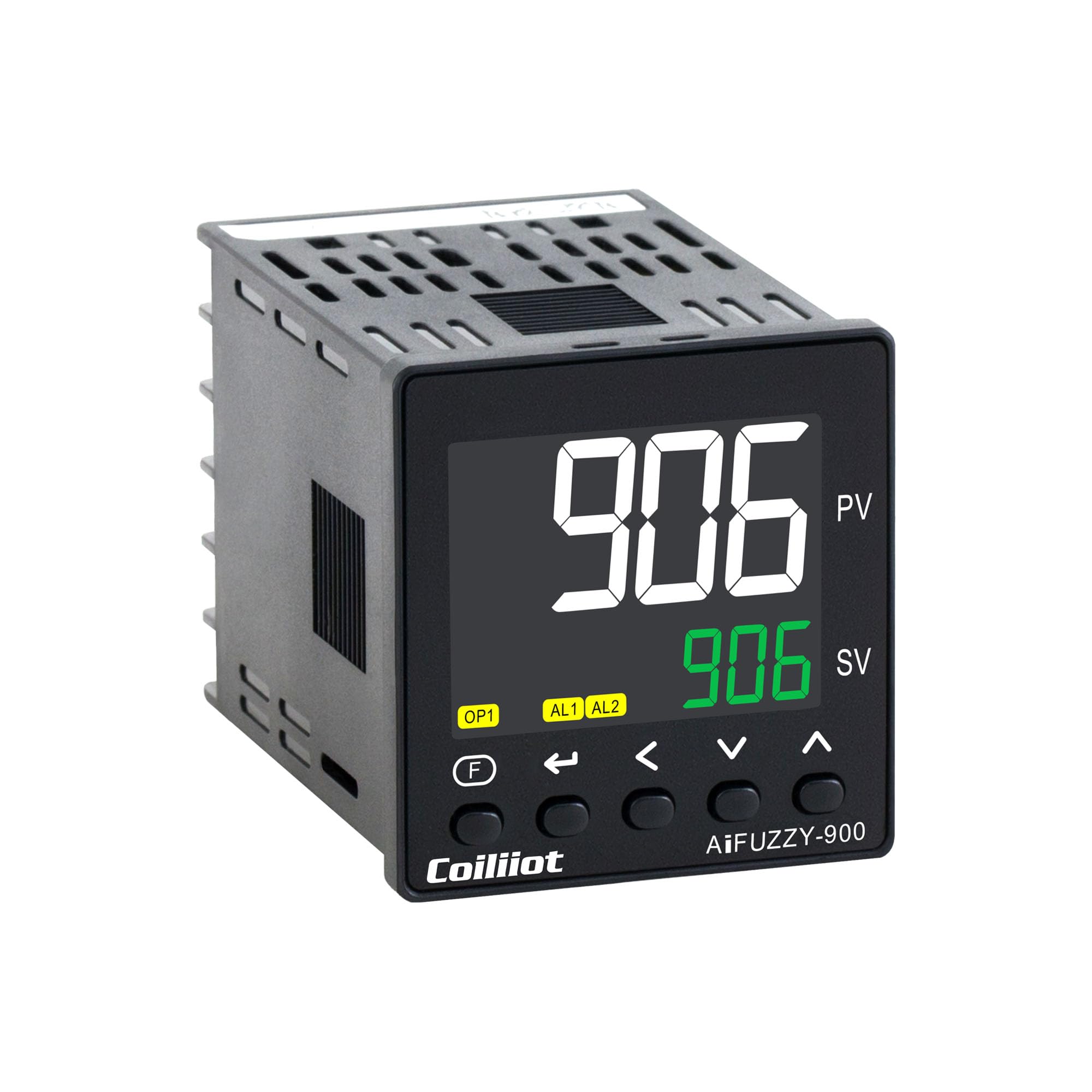 Controlador de temperatura PID, pantalla LCD, AC100-240V / DC12-24V, termostato PID con termopar K, relé y salida SSR, 2 salidas de alarma (48 mm x 48 mm)