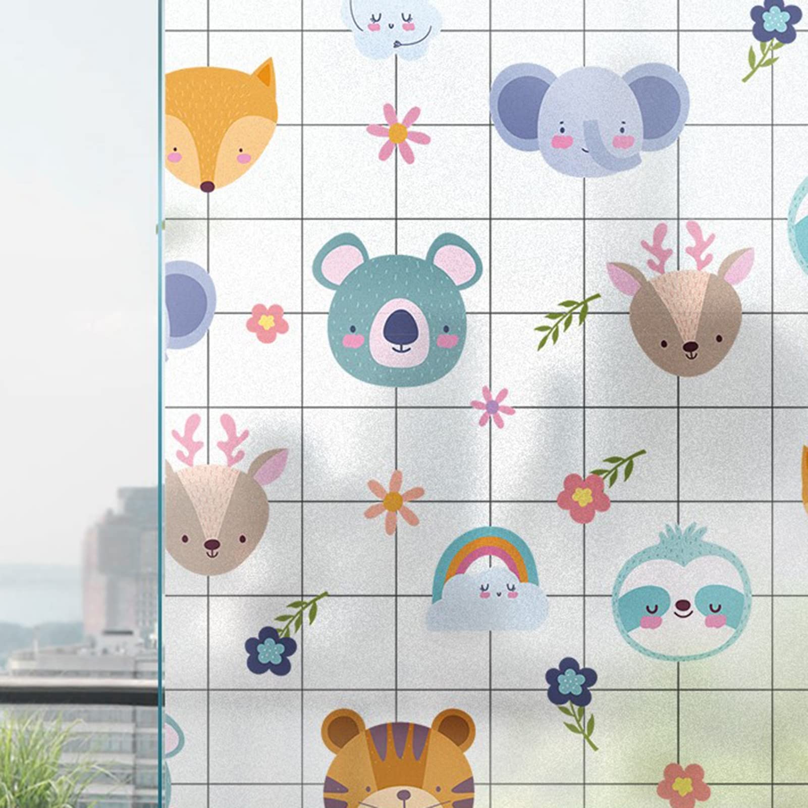 Prywatność matowe szkło okienne 90 cm x 200 cm, dekoracyjna naklejka na okno drzwi, nieprzezroczysta bezklejowa folia statyczna do biura łazienkowego,O