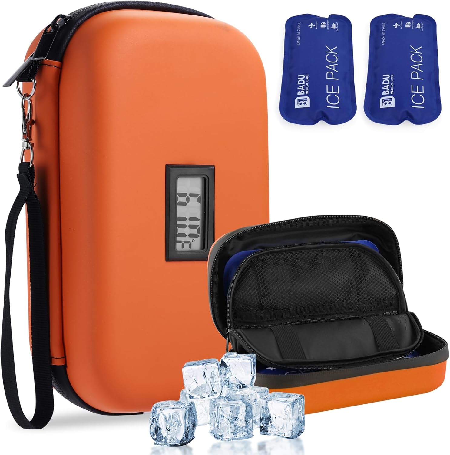 HIMDUZE 24h Insulin Cooler Travel Case TSA Approved