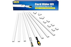 116in Cord Hider Kit: Conceal Cables with Panache