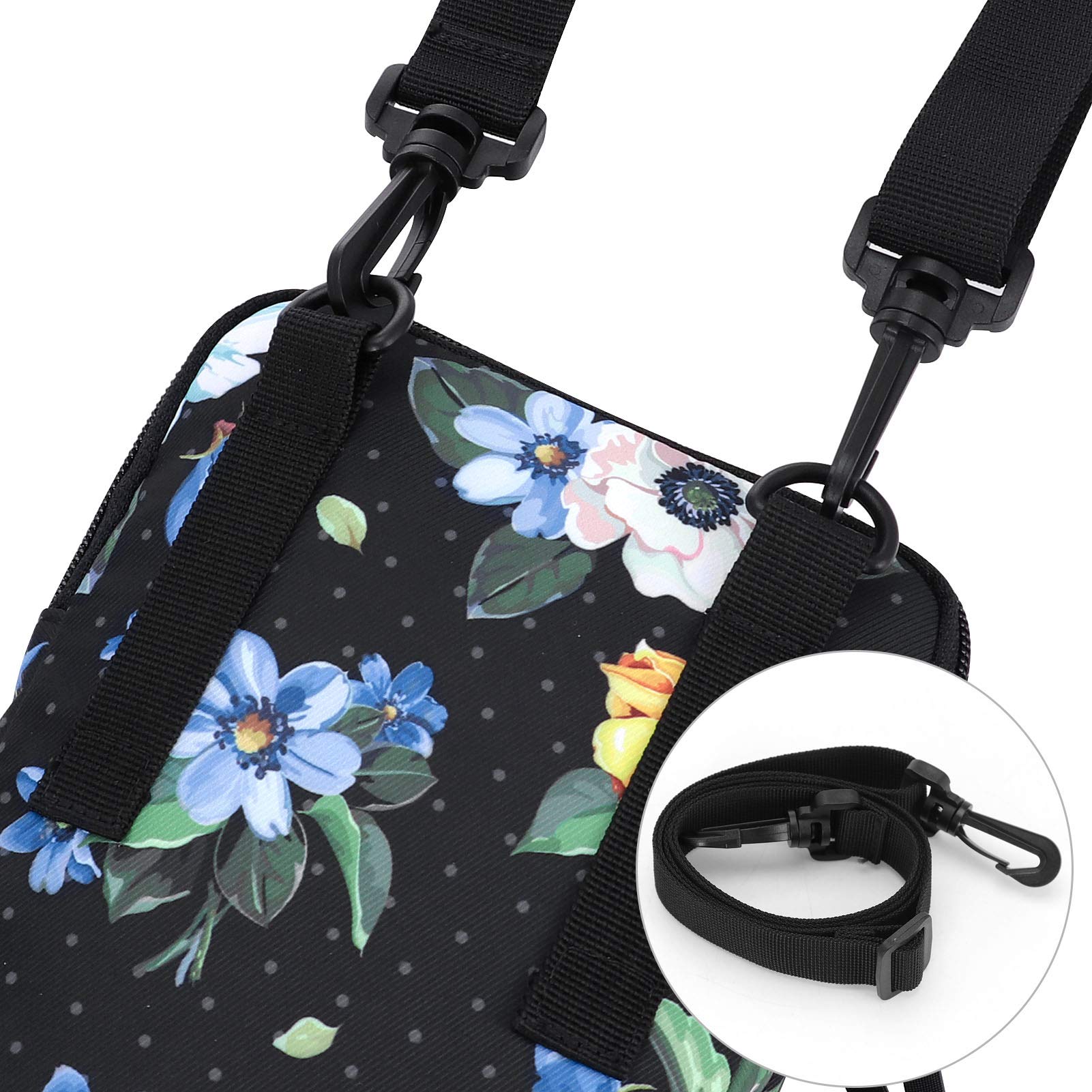HUA ANGEL Saszetka Fanny Pack Wielofunkcyjna Torba na Talię Mężczyzna Kobieta 3 Przegródki Torba na Ramię Torba na Telefon Torba Fanny Pack Torba Biodrowa z Paskiem na Ramię do Biegania, Chodzenia