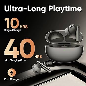 realme buds Air6 pro ワイヤレスイヤホン Amazon.com: realme Air 6 Pro True Wireless Earbuds, 50dB