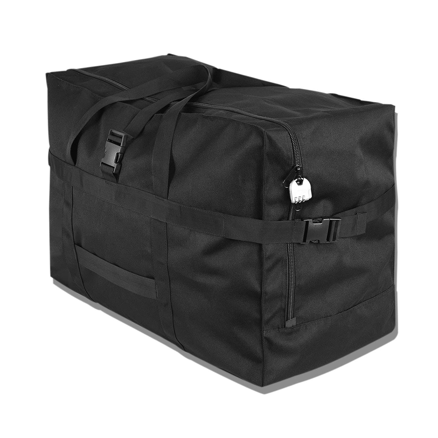 Carry on Travel Duffle Bag,Foldable Heavy Duty Overnight Bag,Larger Size Tear Resistant Water Resistant Packable Luggage for Weekender/Vacation/