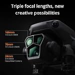 DJI Mavic 3 Pro Cine with DJI RC Pro (High-Bright Screen), Flagship Triple-Camera Drone, Tri-Camera Apple ProRes Support with 1TB of Storage, 3 Intelligent Flight Batteries, FAA Remote ID Compliant