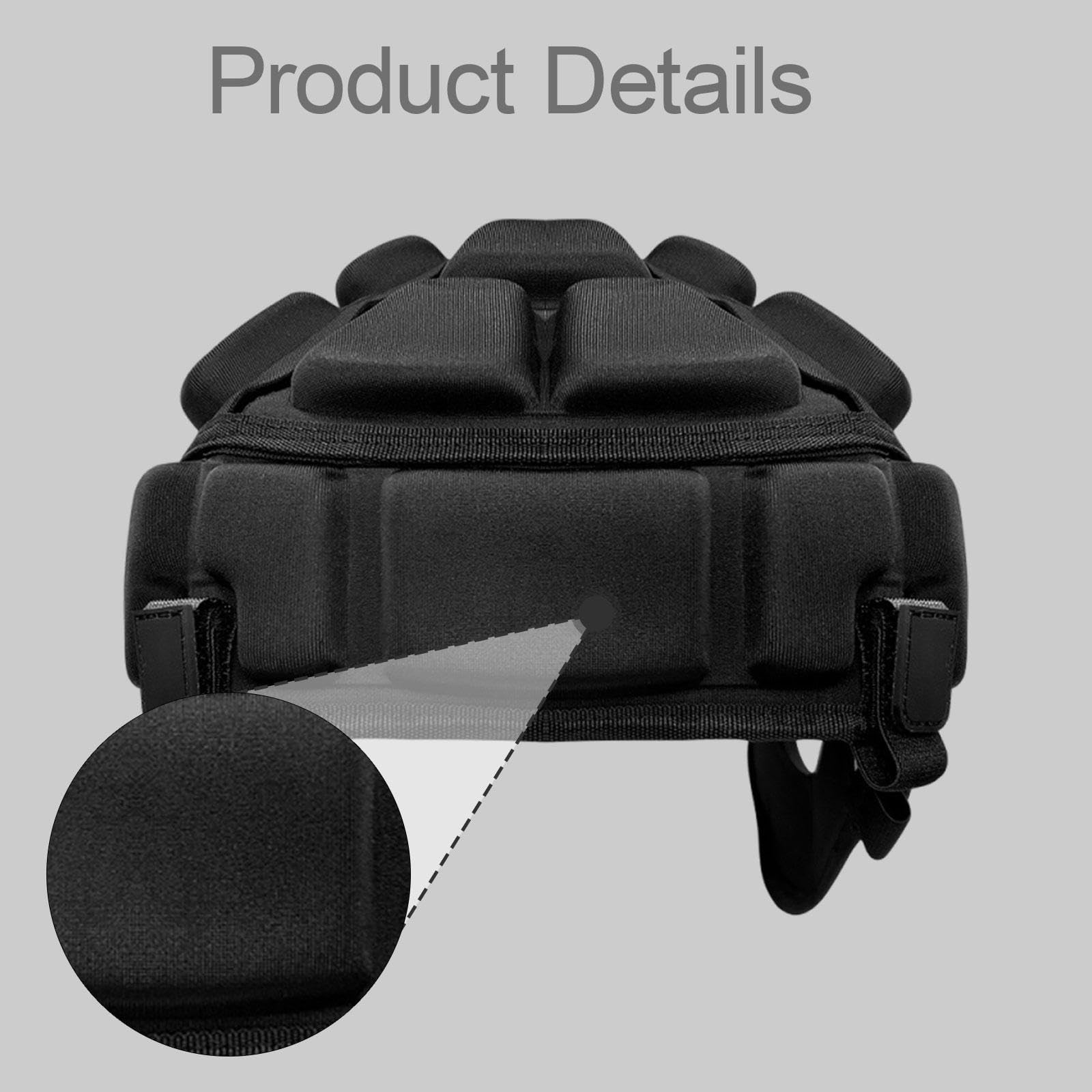 F Fityle Sport-Kopfschutz, Fußball-Kopfschutz, komfortabler Protektor, Rugby-Helmschale