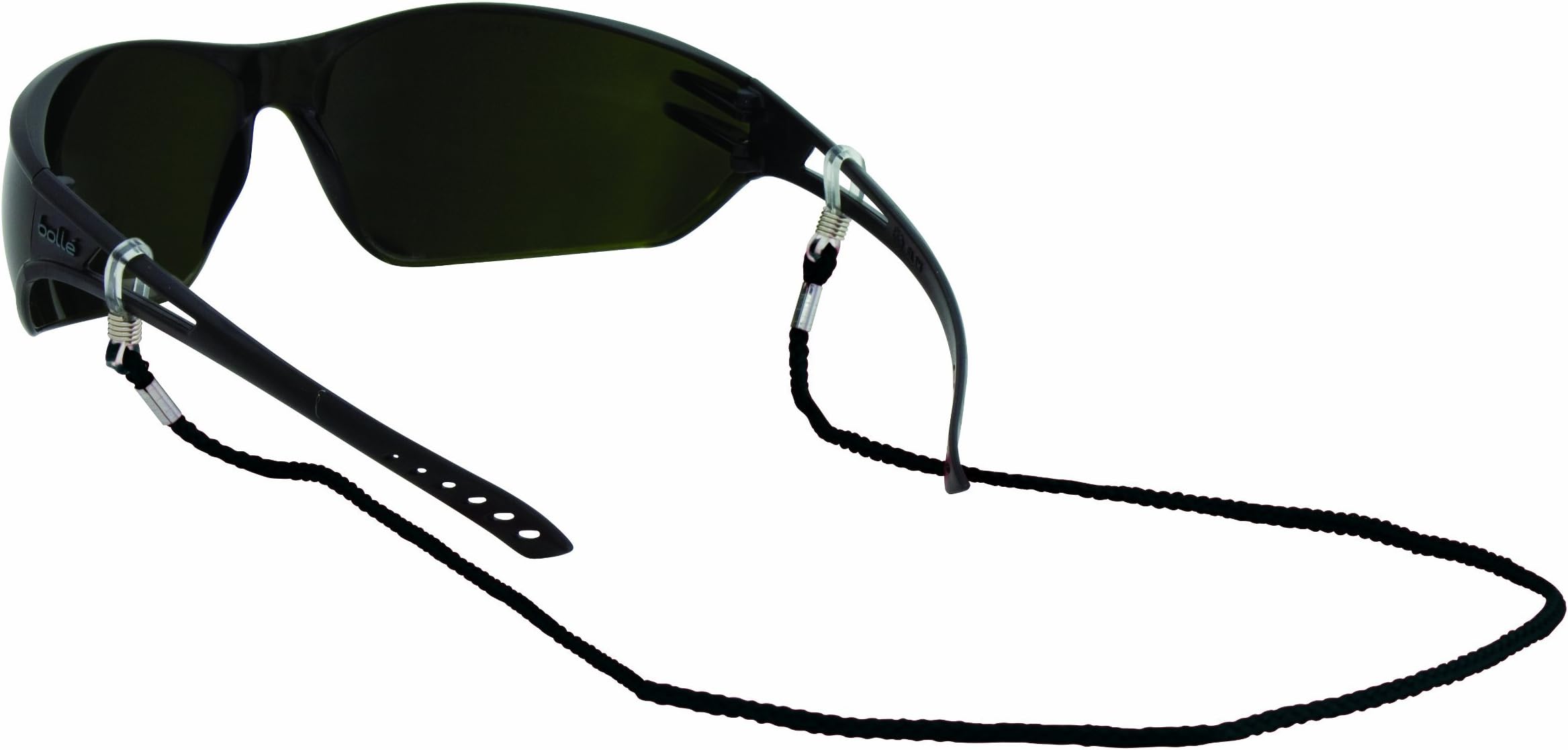 Chums Safety RLSC Nylon Cord Eyewear Retainer, Black (Pack of 6)