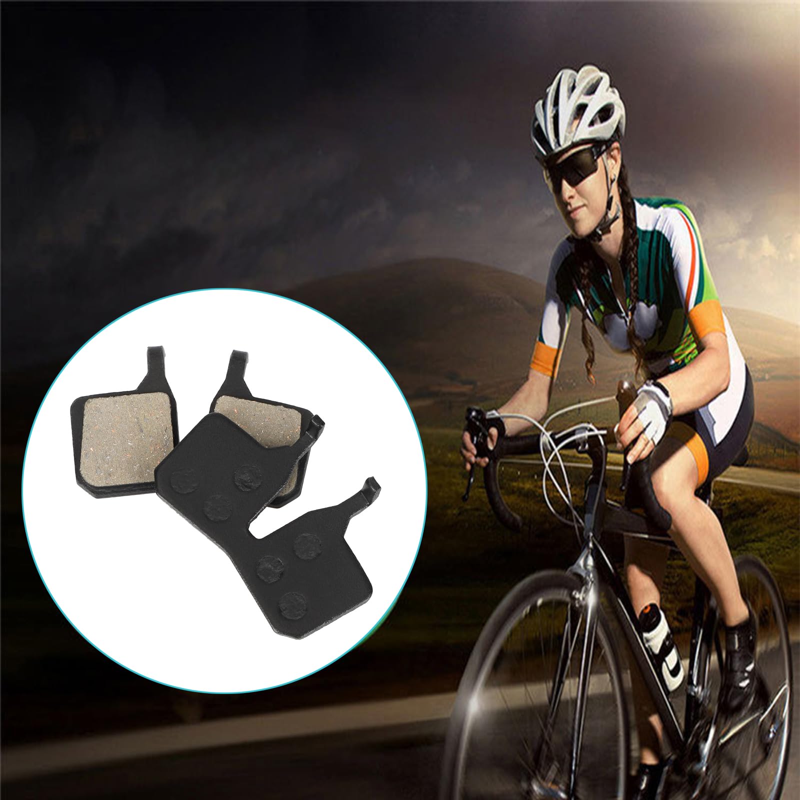 2 pary ceramicznych okładzin hamulcowych do rowerów MTB do Magura MT5 MT7, okładziny hamulcowe, hamulce tarczowe, odpowiednie do MT5, MT7, półmetaliczne, kompatybilne z okładzinami hamulcowymi Magura
