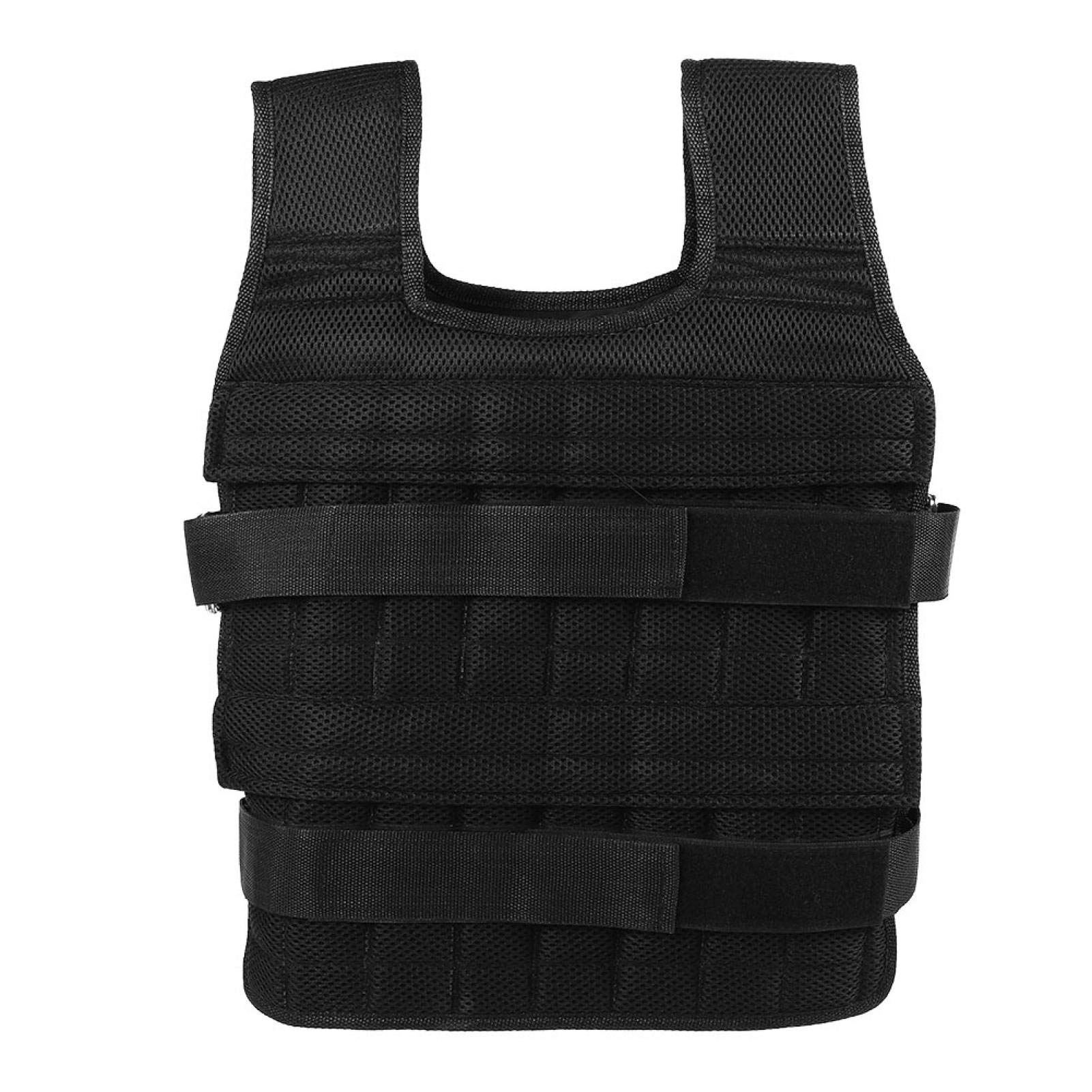 Gewichtsweste, Oxford-Stoff, atmungsaktiv, 50 kg Gewichtsweste, Krafttrainingsjacke für Workout Fitness, Gewichtsweste zum Laufen
