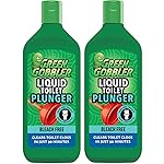 Green Gobbler Liquid Toilet Plunger | Clog Remover | Safe for Toilets and Septic | 2 Pack