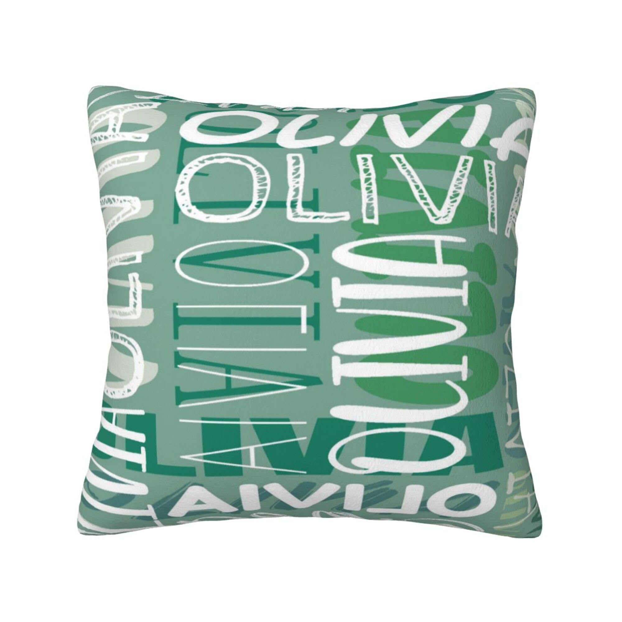 NGGBBDYGB 18x18 Custom Pillow Cover Personalized Pillow With Name Customized Throw Pillow Case