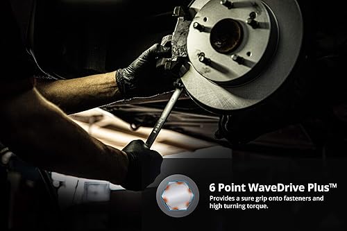 Miniatura 8 de Capri Tools Llave combinada de trinquete reversible de 6 puntos, patrón largo, 516 pulgadas, SAE, modelo CP15052