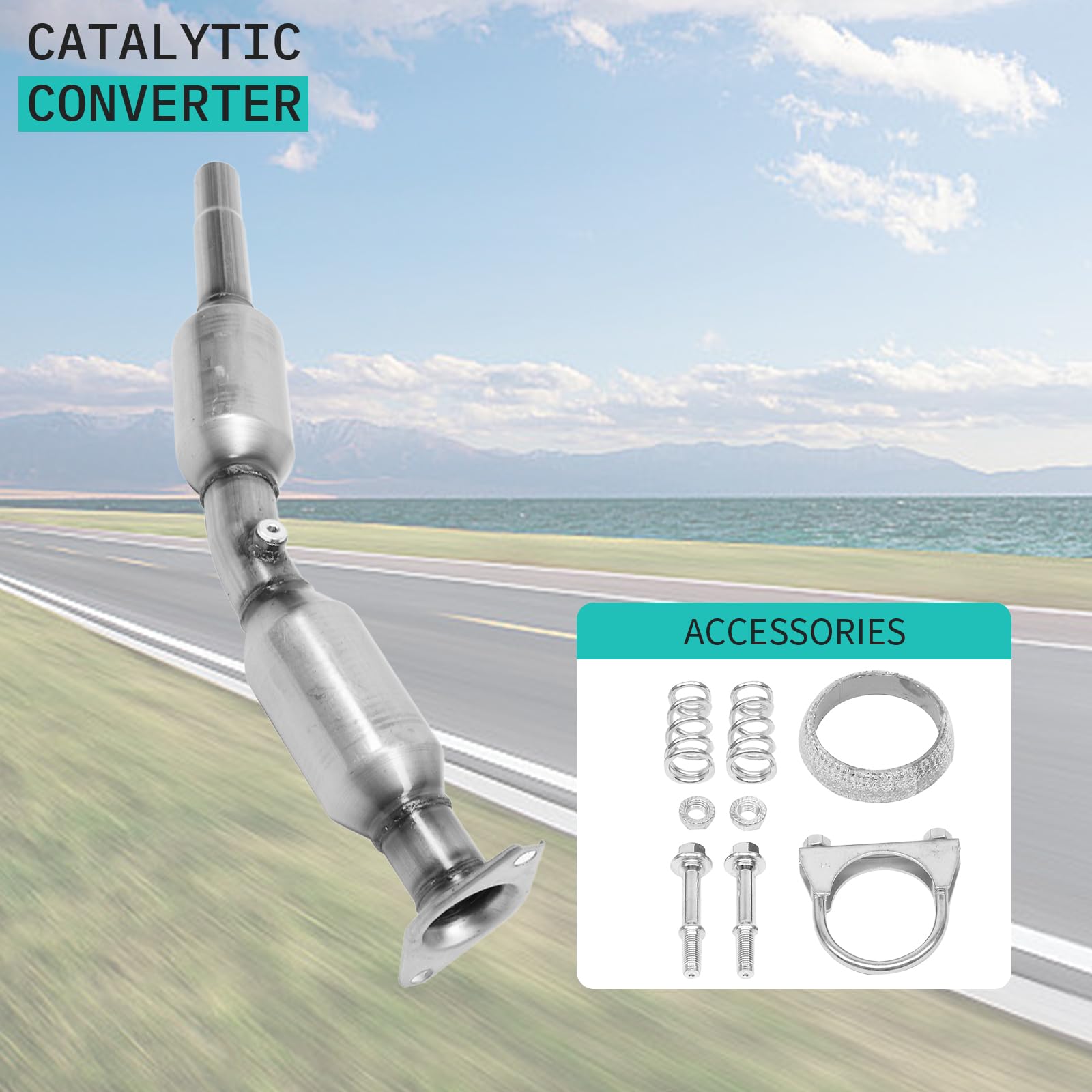 Amazon | フロント触媒コンバーター 交換用 2004-2009 トヨタ プリウス