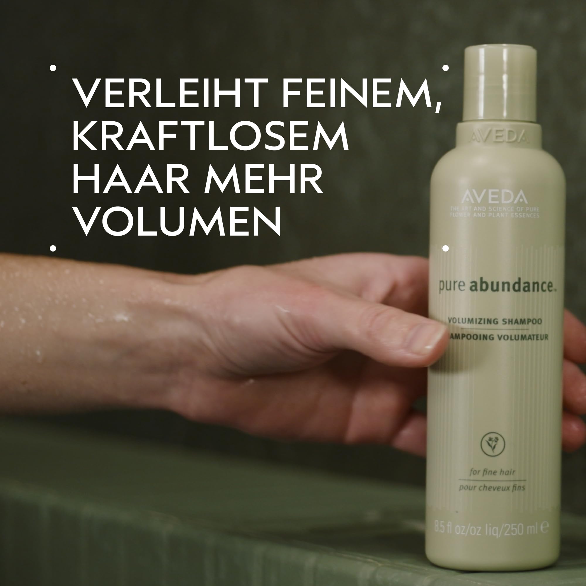 Aveda Pure Abundance Volumizing Shampoo, Shampoo für feines Haar, entfernt Produktrückstände und überschüssiges Öl, vegan