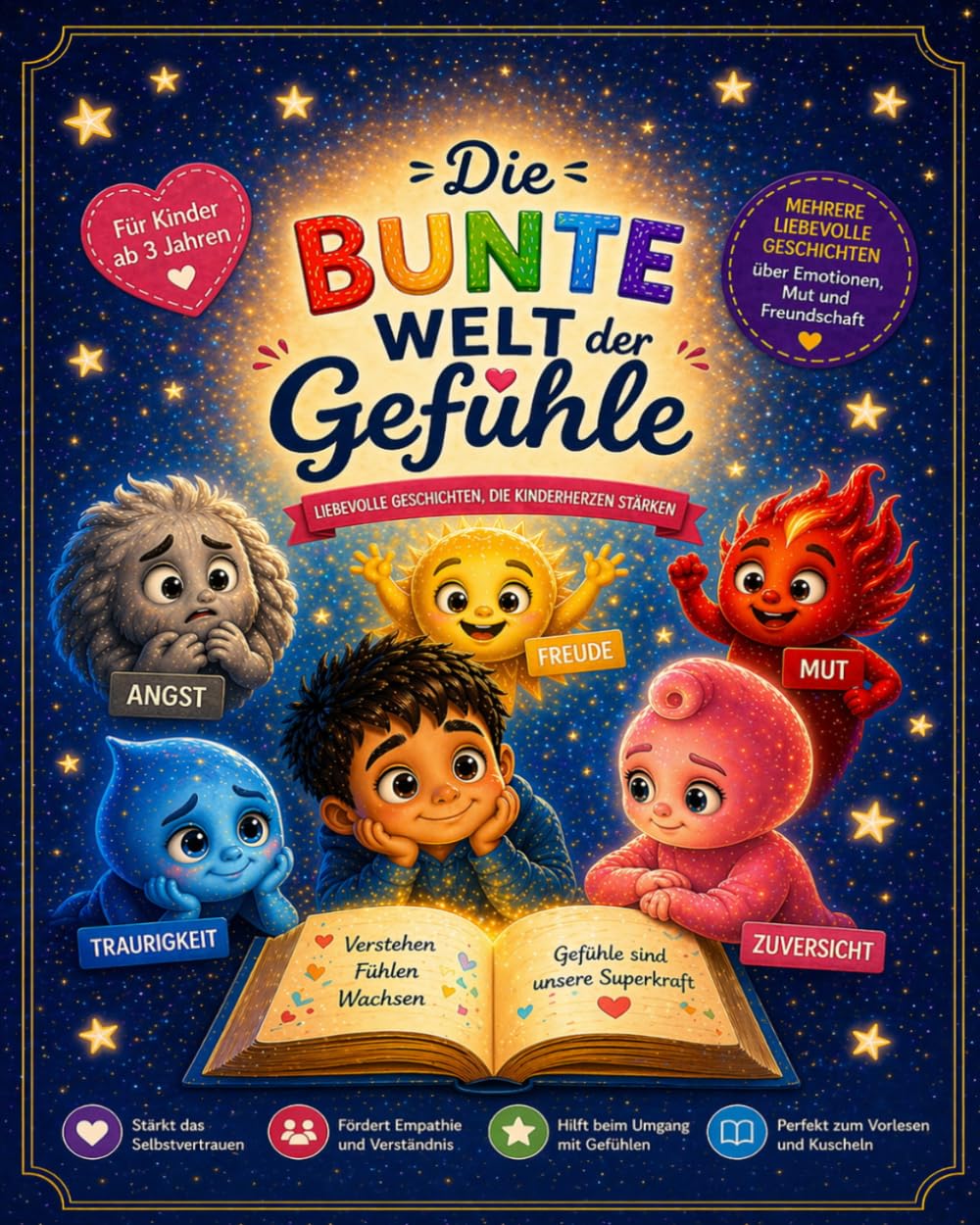 Die bunte Welt der Gefühle: Liebevolle Geschichten, die Kinderherzen stärken