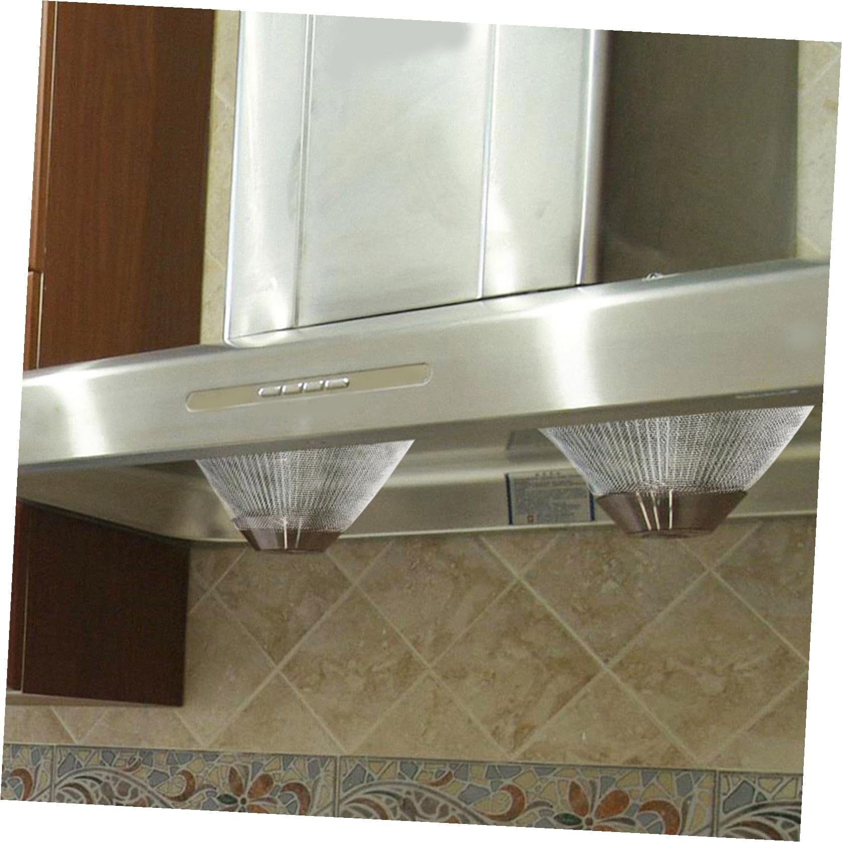 Hemobllo 60pezzi Filtro Antigrasso Forma Di Ciotola Per Cappe Da Cucina Rete Filtrante Per Estrattori Di Fumi Accessori Per Cucina