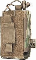Vista 9 de OneTigris Funda para Radio BaoFeng UV-5R BF-F8HP de Nylon MOLLE para Walkie Talkie