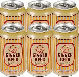 Royalty Ginger Beer Diet 330ml - (6 Pack)