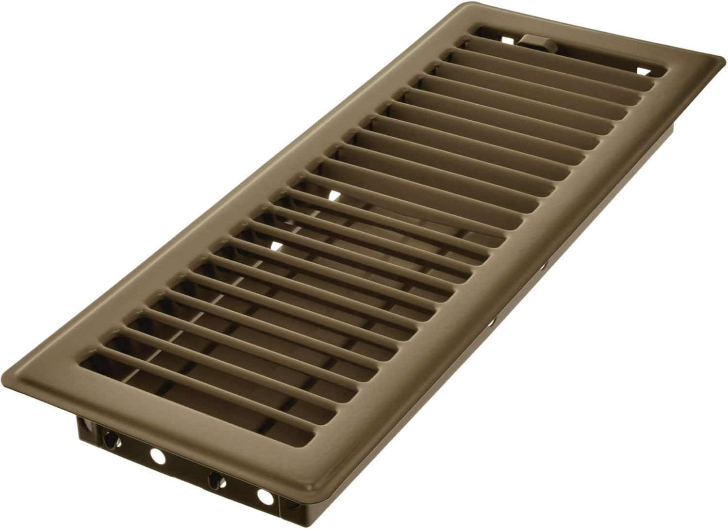 Imperial 4 x 12 Louvered Floor Register, Brown, RG2005
