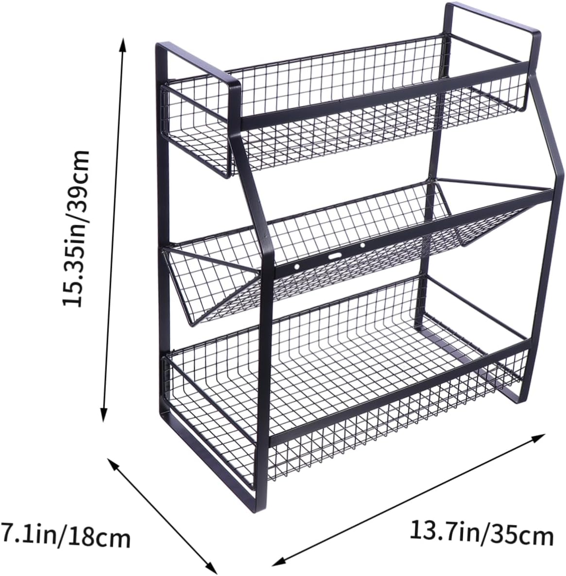 Three Kitchen Storage Rack Seasoning Bottle Holder Portable and Lightweight for Organizing Countertops and Pantries Elegant Design