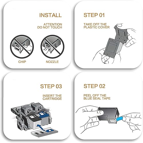 Miniatura 6 de Cartucho de tinta 61XL, paquete de reciclaje negro, compatible con HP Ink 61 61XL, se puede utilizar con impresora HP Deskjet 1000 1010 2540 3000