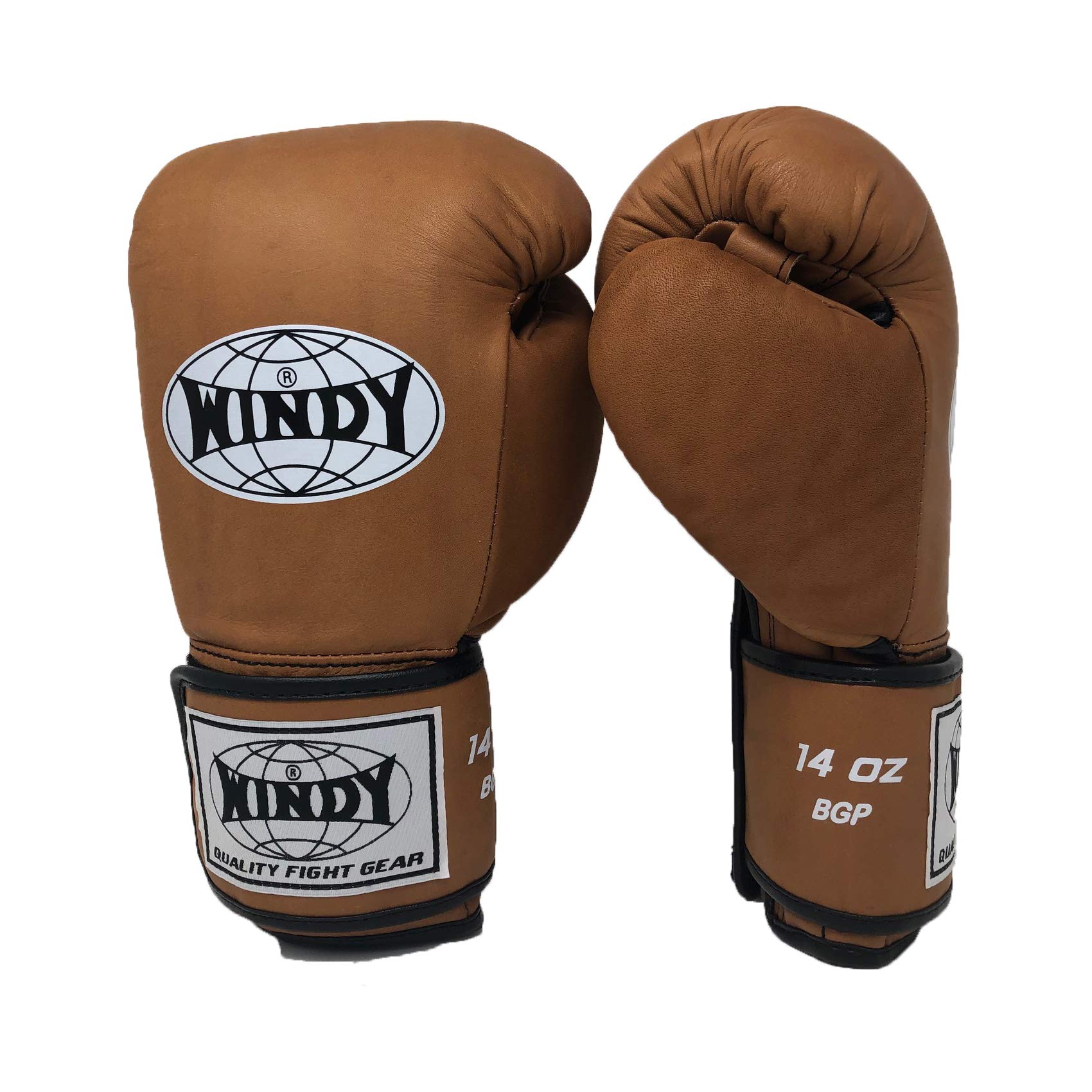 WINDY Leather Muay Thai Training Sparring Gloves