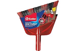 O-Cedar Collapsible Broom and Dustpan Designed for RVs