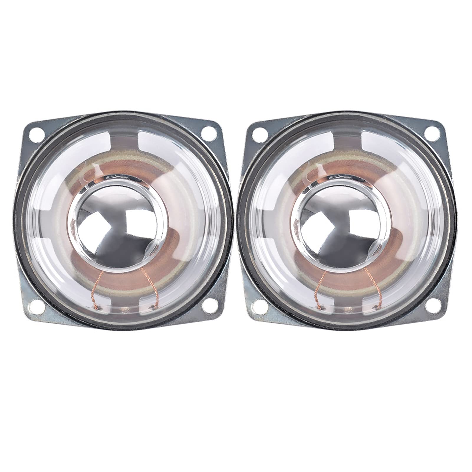 Amazon.co.jp: JINGERL 2ピース2.5インチ透明防水スピーカー