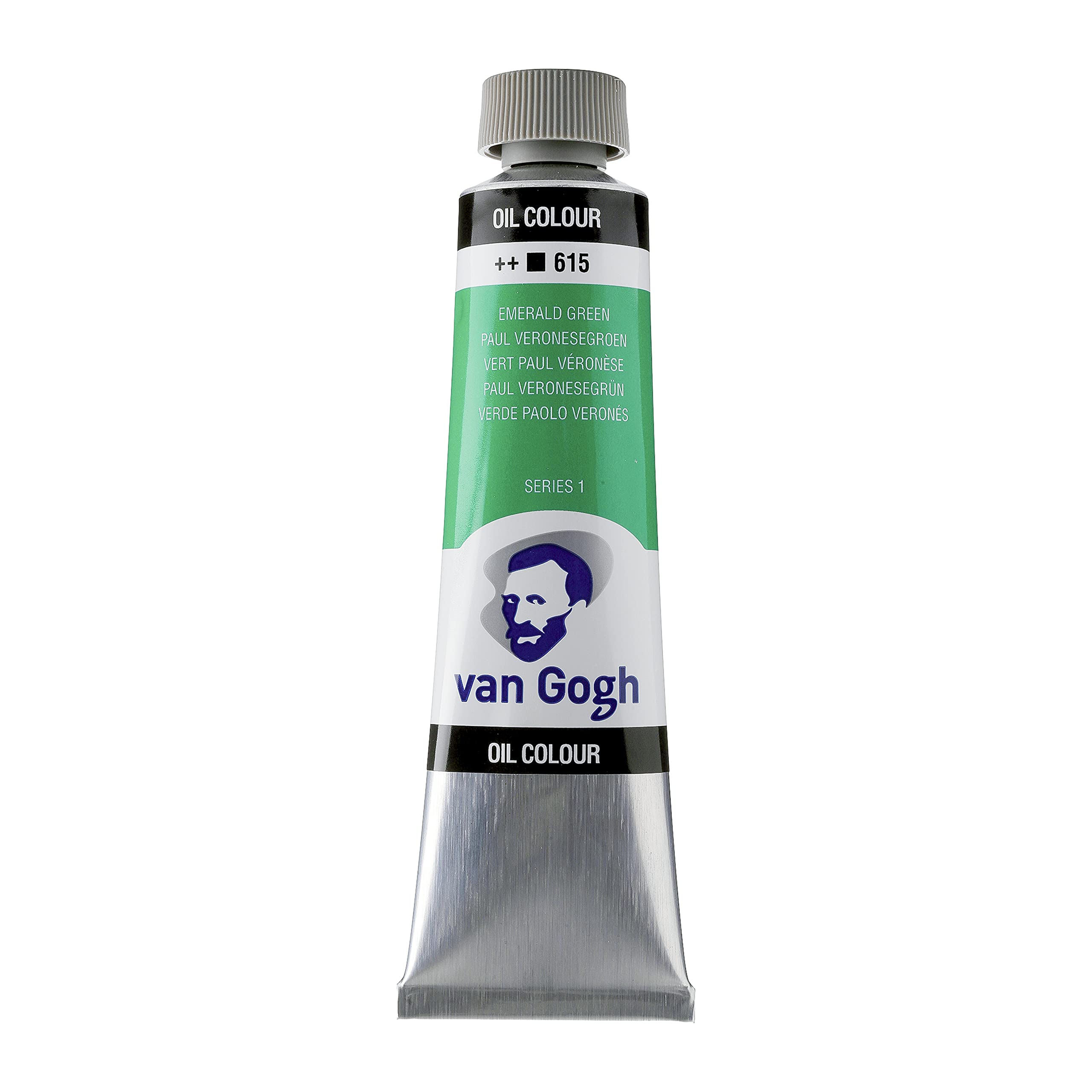 Van Gogh Aceite DE Pintura EMER, Verde Esmeralda, 40 ml (Paquete de 1), 3